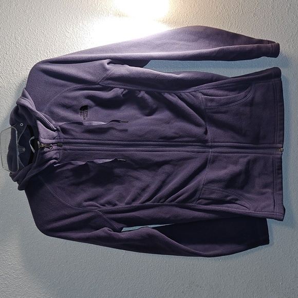 The North Face Tops - The North Face Grey zip front hoody size M